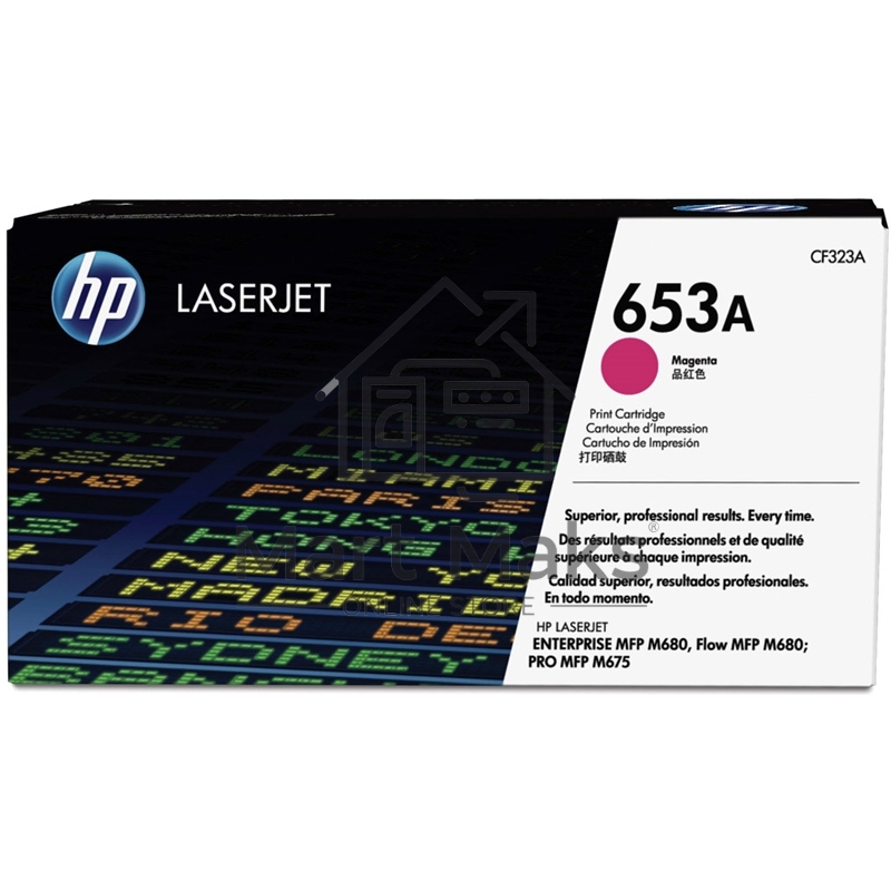 Тонер Картридж HP 653A CF323A пурпурный для HP MFP M680/Flow MFP M680 (16000стр.)