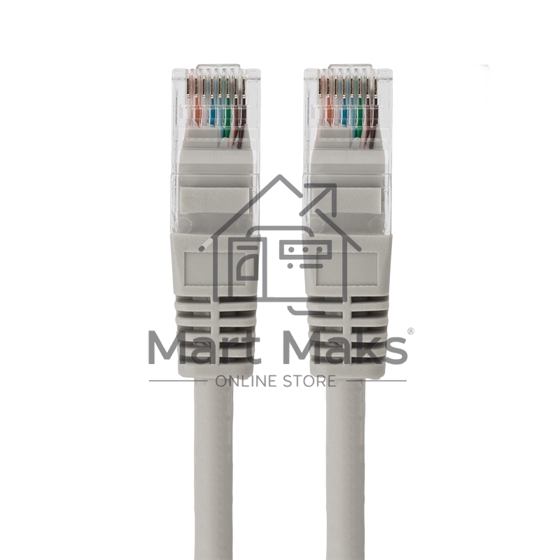 Пaтч-корд U/UTP Rexant, категория 5e, RJ45-RJ45, неэкранированный, LSZH серый, 1,5м