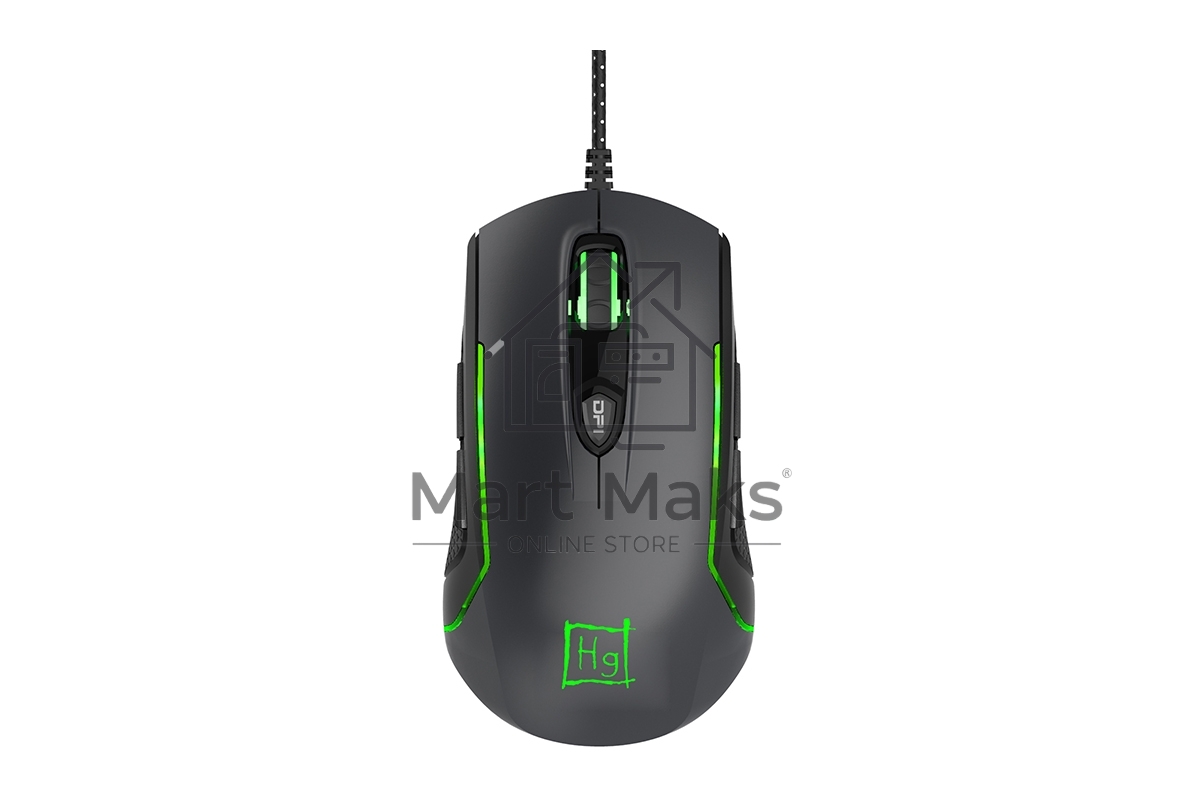 Мышь проводная Harper Gaming Kickback GM-P05 черный, 10000 dpi, USB, кнопки - 8