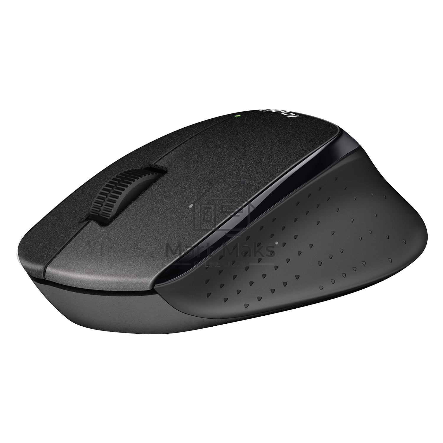Мышь беспроводная Logitech M330 SILENT PLUS черный, 1000 dpi, радиоканал, USB, кнопки - 3