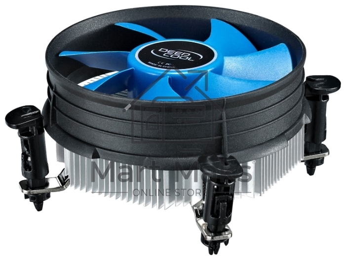 Кулер для процессора DEEPCOOL THETA 9 черный/синий, 92 мм, 2000 об/мин, 27.6 дБ, 3 pin, 65 Вт