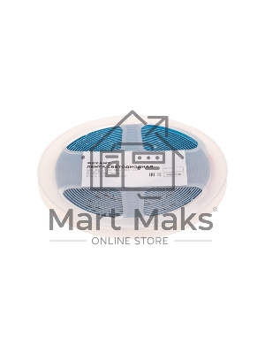 Лента светодиодная 24В, COB 8Вт/м, 320 LED/м, синий, 8мм, 5м, IP20 Rexant