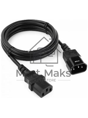 Шнур питания NTSS NTSS-PC13142 C13-С14 проводник.:3x0.75мм2 1.8м 220/250В 10А черный