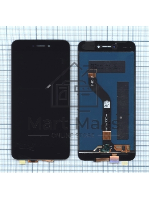 Дисплей для Huawei Honor 8 Lite, P8 Lite 2017, Nova Lite 3 черный
