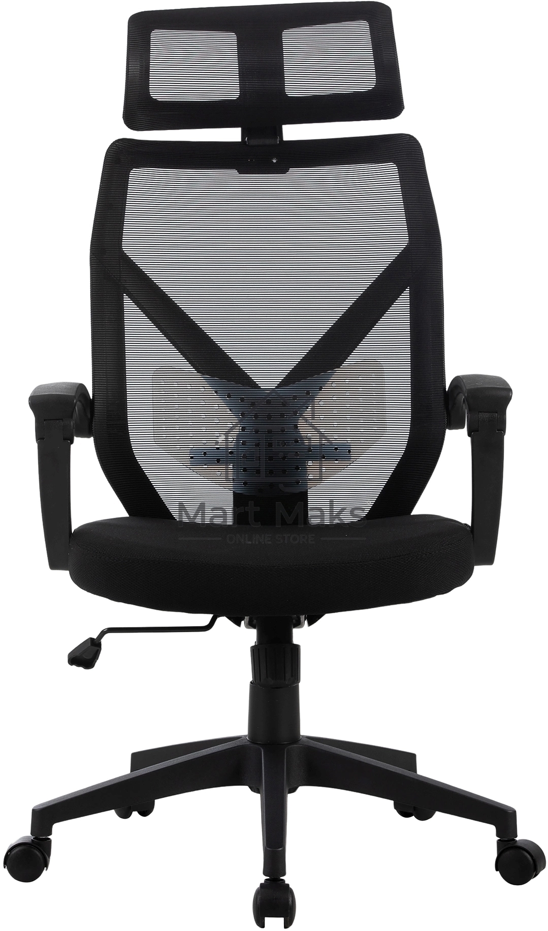 Кресло компьютерное Cactus CS-MC414-BK черный, сетка/ткань