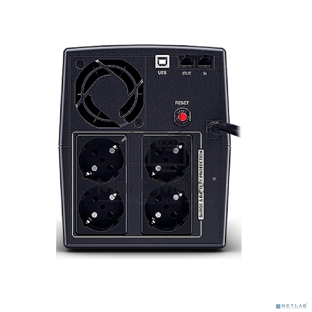 Источник бесперебойного питания CyberPower UT1500EG Line-Interactive 1500VA/900W USB/RJ11/45/USB charger A/C