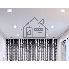 Встраиваемый точечный светильник TN145 WH/S белый/песок GU5.3 D96*78