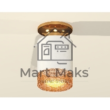 Светильник Ambrella Light XS6301182 SWH/PYG/CF белый песок/золото желтое полированное/кофе MR16 GU5.3 (N6905, C6301, N6154)