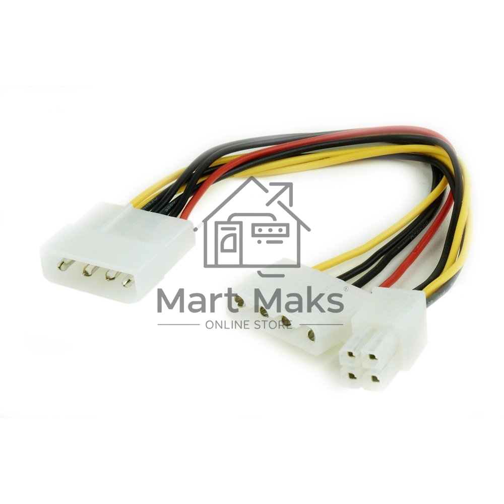 Разветвитель питания Cablexpert CC-PSU-4, Molex->Molex + ATX 4 пин
