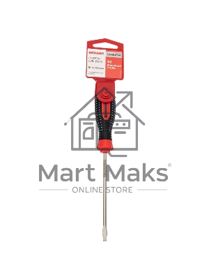 Отвертка шлицевая SL 4х100 мм, трехкомпонентная рукоятка, сталь S2 Rexant