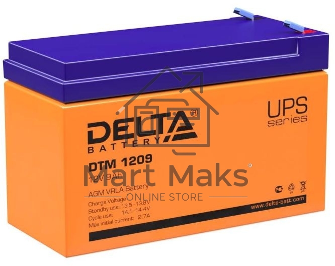 Батарея Delta DTM 1209 (12V, 9Ah)