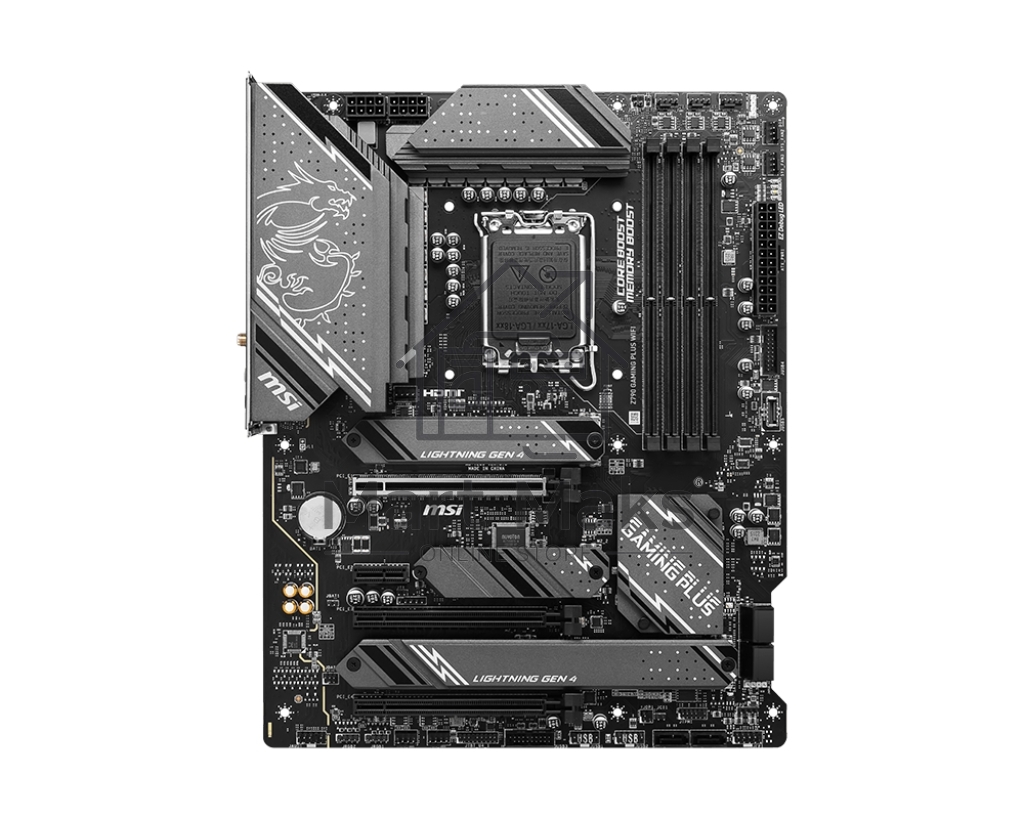 Материнская плата MSI Z790 GAMING PLUS WIFI, LGA 1700, 4xDDR5, 1xPCIe 5.0 x16, 1xPCIe 4.0 x16, 4xM.2, 6xSATA, 1xHDMI, 1xDP, 2.5 Gigabit Ethernet, 7.1 аудио, ATX