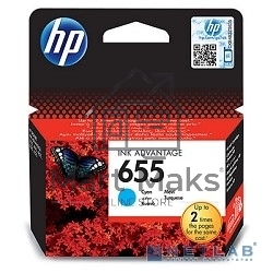 Картридж струйный HP 655 CZ110AE голубой для HP DJ IA 3525/4615/4625/5525/6525 (600стр.)