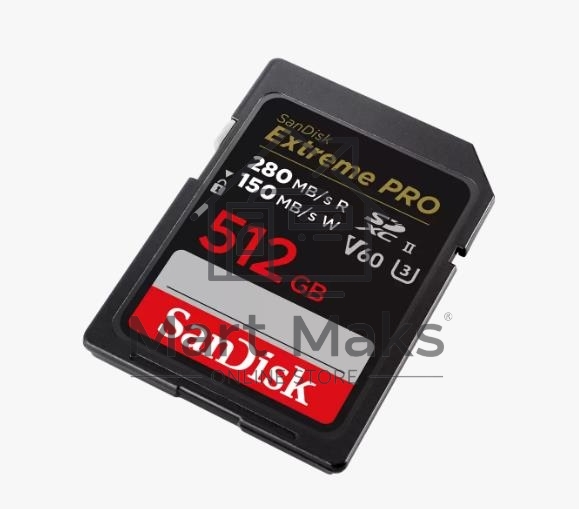 Карта памяти SANDISK SDXC 512GB UHS-II SDSDXEP-512G-GN4IN