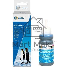 Чернила G&G GG-BT5000C фото голубой70мл для Brother HL-T4000DW/DCP-T510W/DCP-T710W/MFC-