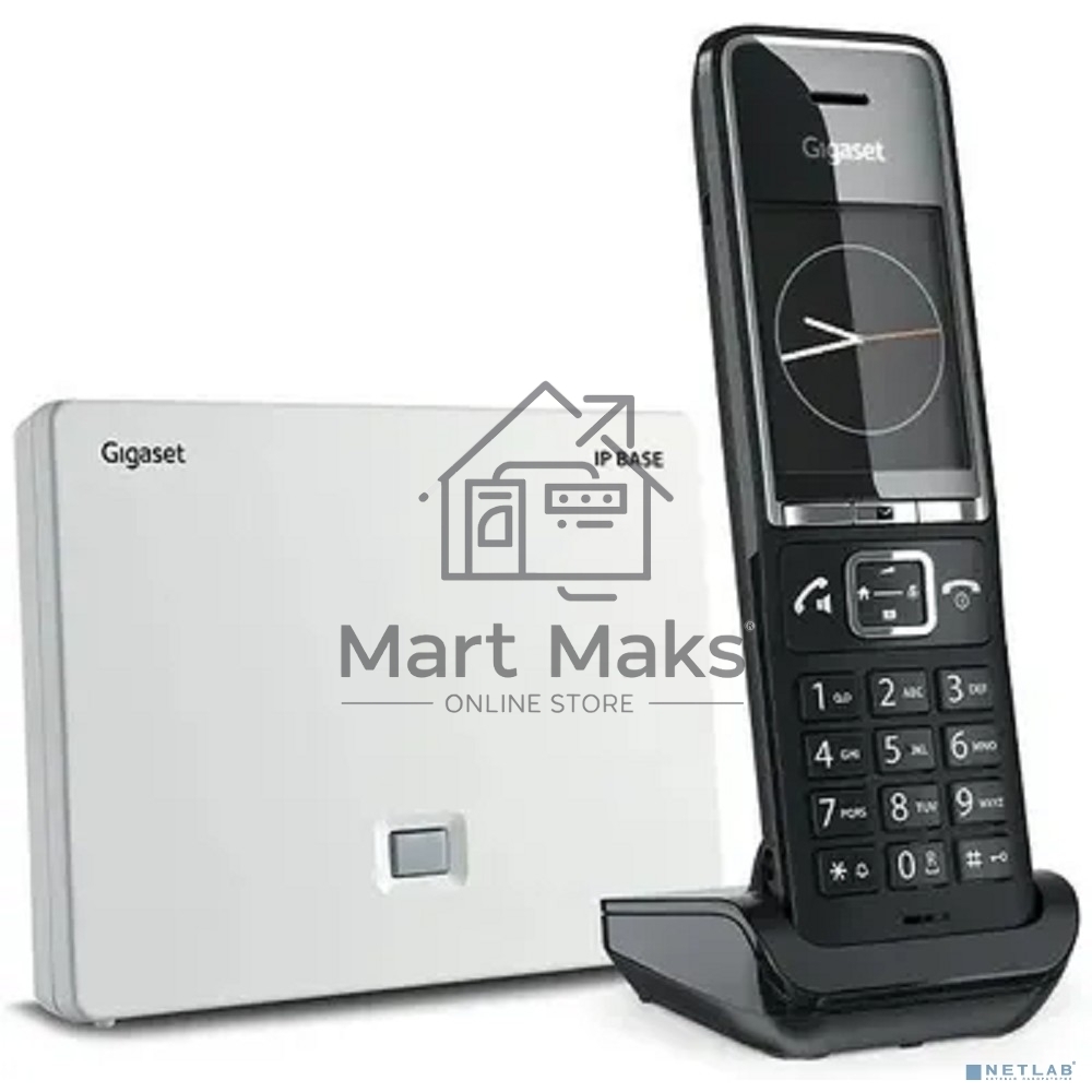 Телефон IP Gigaset Comfort 550A IP BASE Rus черный (S30852-H3037-R104)