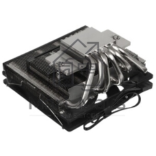 Кулер для процессора PCCooler RC600-67 (125W, 4-pin PWM, 67.5mm, Al, 4x6mm, 1x120мм, 62.5CFM, 32.5dBA, 2300RPM, S: 1851/1700/1200/115X, AM5/AM4, черный)