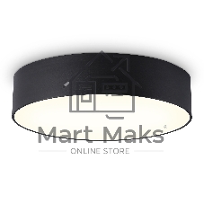 Потолочный светодиодный светильник Ambrella light FV5525 BK черный LED 35W 3000K D300*58 (Без ПДУ)