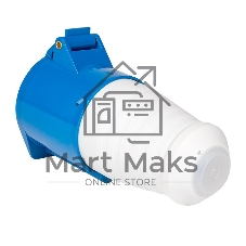Розетка кабельная 32А 220В 2P+E IP44 (223) EKF ps-223-32-220