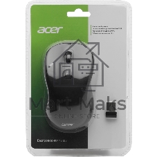 Мышь беспроводная Acer OMR303 черный, 1600 dpi, радиоканал, USB, кнопки - 6