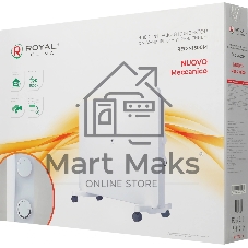 Конвектор электрический Royal Clima REC-N1500M белый, 20 м², 1500 Вт, термостат