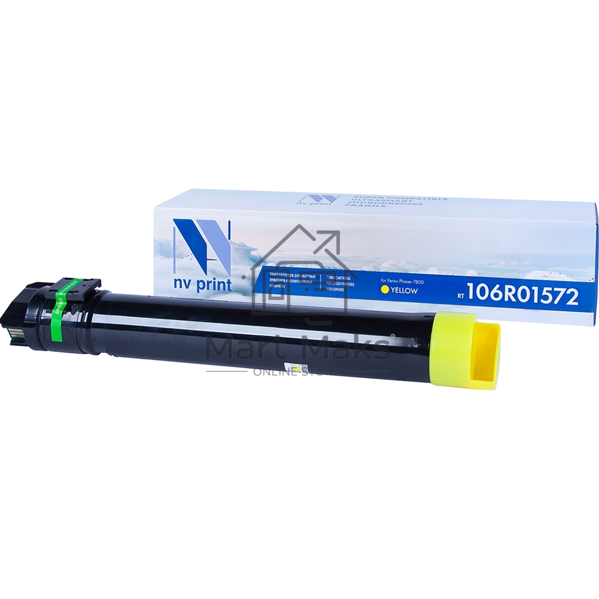Картридж лазерный NVPrint совместимый Xerox 106R01572 Yellow для Phaser 7800 (17200k)
