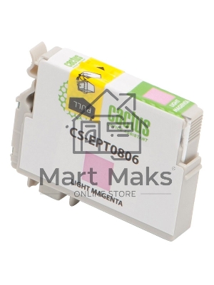 Картридж струйный Cactus CS-EPT0806 светло-пурпурный (11,4 мл) для Epson Stylus Photo P50/PX650/PX660/PX700/PX700W/PX710/PX710W/PX720/PX