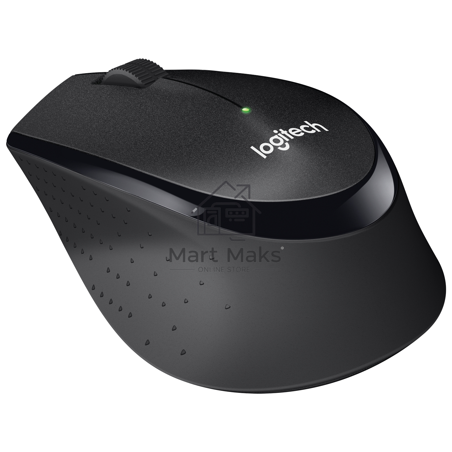Мышь беспроводная Logitech M330 SILENT PLUS черный, 1000 dpi, радиоканал, USB, кнопки - 3