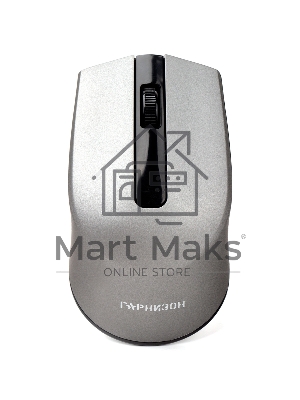 Мышь беспроводная Гарнизон GMW-475 серый, 1000 dpi, радиоканал, USB, кнопки - 3