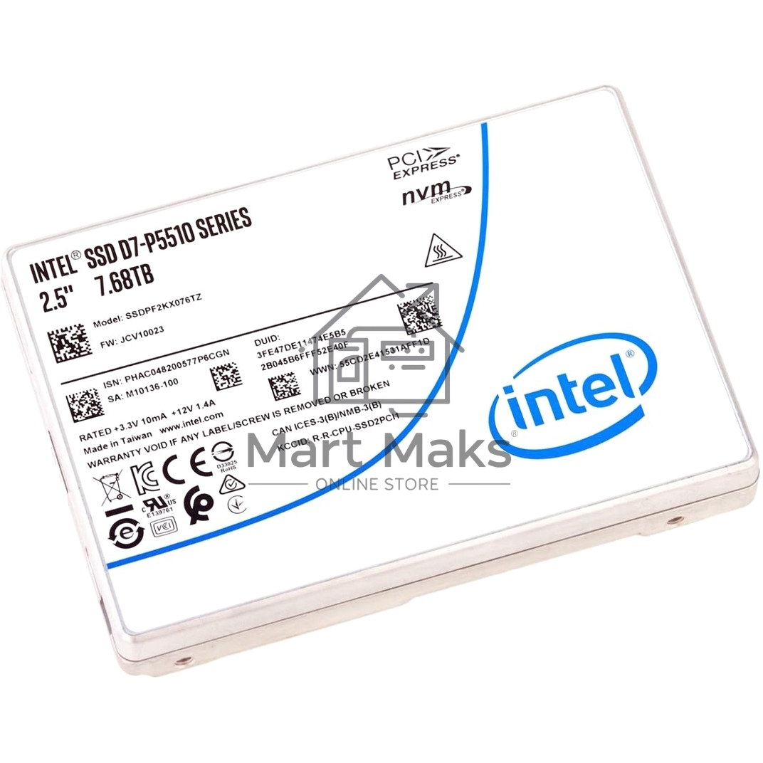 Накопитель SSD Intel D7-P5510, 7.5Tb, 2.5