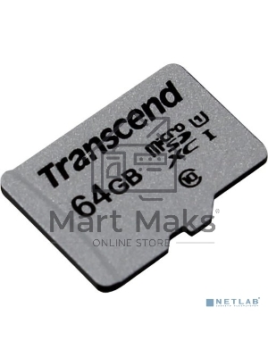 Флеш карта microSD 64Gb Transcend microSDXC Class 10 UHS-I U1, (без адаптера), TLC