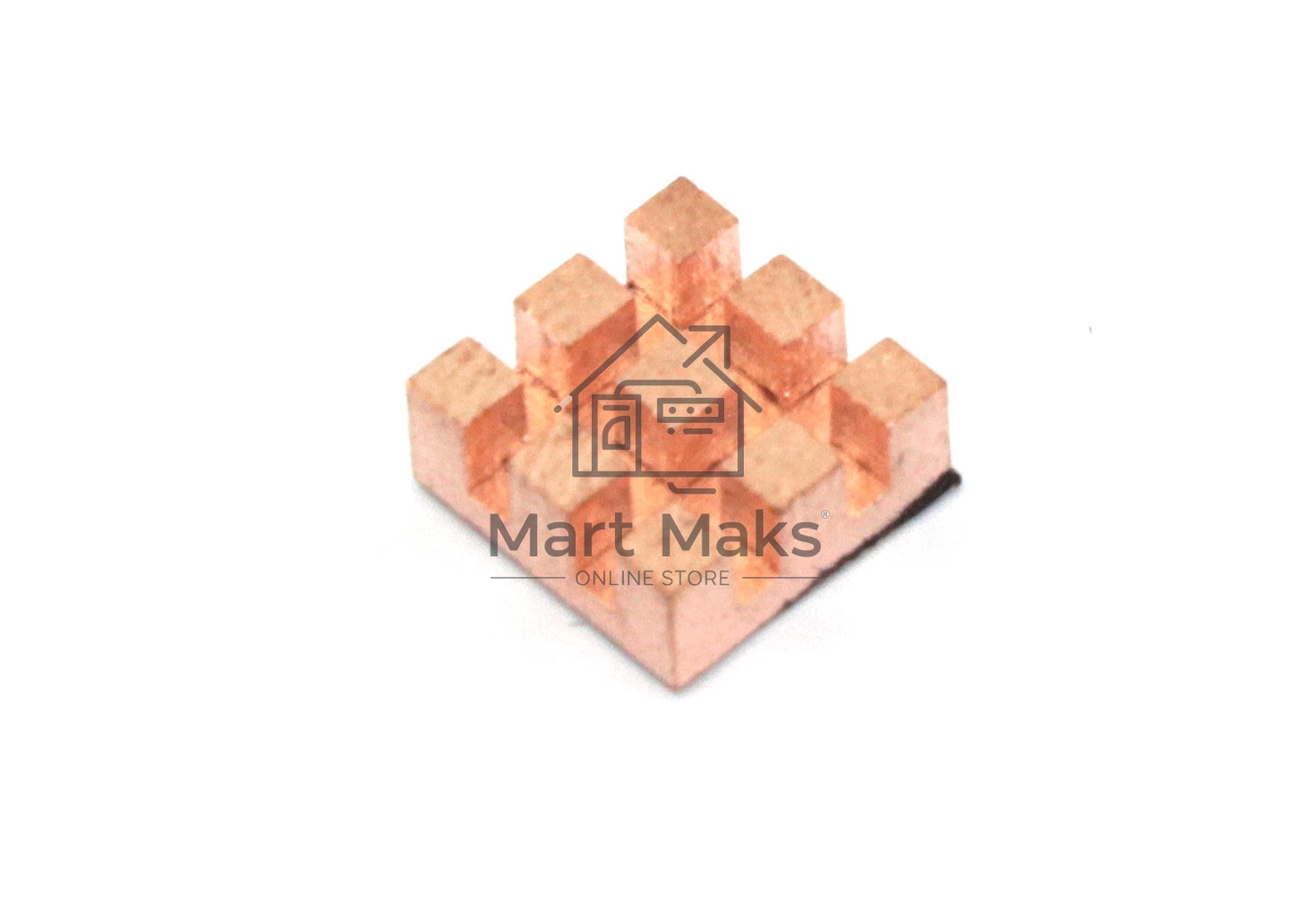 Медный радиатор 3M 9448A 10х10х4 мм с термоскотчем