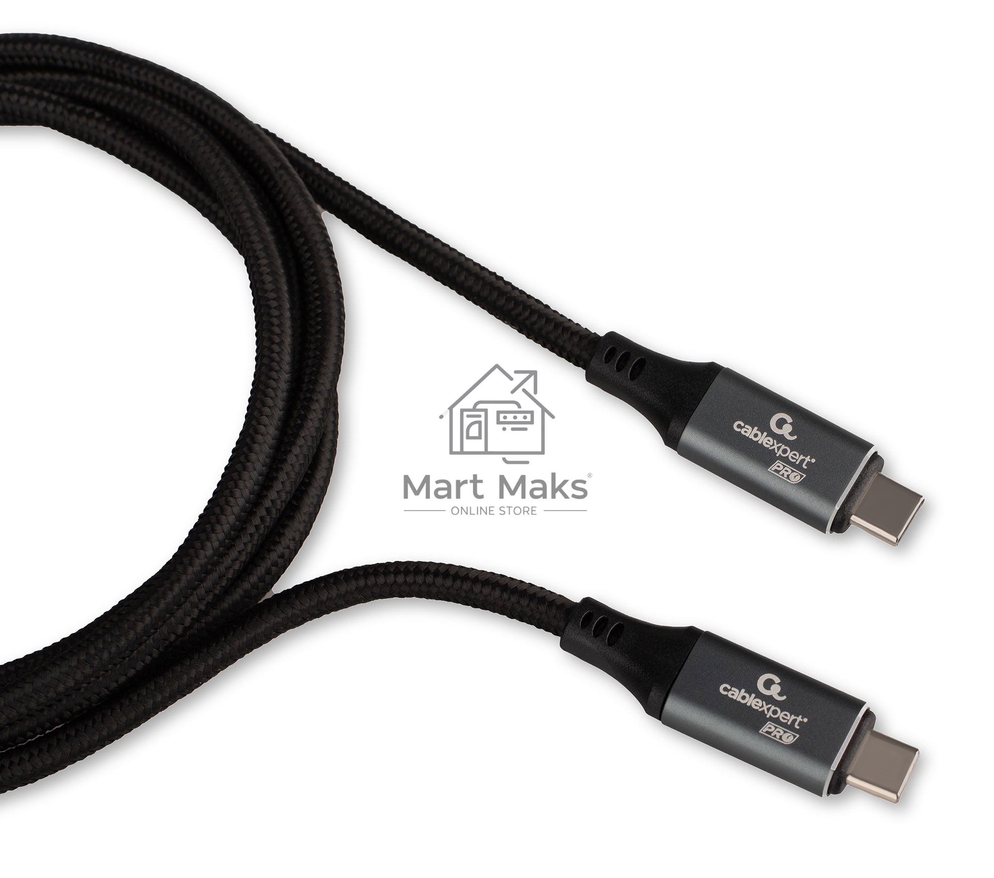 Кабель USB4.0 Cablexpert CC-USB4-CMCM-BR-1.8M, Type-C/Type-C, 5А, 240Вт, PD3.1/QC4.0, 40Gbps, медь, Pro, 1.8м, черный, пакет
