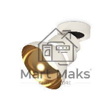 Светильник Ambrella Light XM8101101 SWH/PYG/CL белый песок/золото желтое полированное/прозрачный GX53