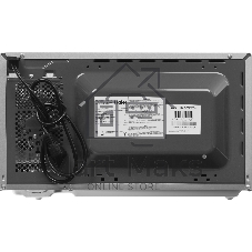 Микроволновая печь Haier HMB-DM208SA серебристый/черный, 20 л, 800 Вт, переключатели - кнопки, поворотный механизм