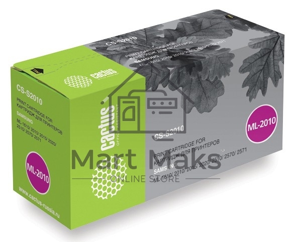 Картридж лазерный Cactus CS-S2010 черный (3000 стр.) для Samsung ML-1610/2010/2015/2020/2510/2570/2571