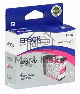 Картридж струйный EPSON T5803 (C13T580300) пурпурный (80 мл) для Stylus Pro 3800