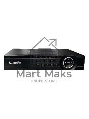 Видеорегистратор Falcon Eye FE-MHD2104 4 канальный 5 в 1 регистратор: запись 4кан 5Мп Lite*12k/с; 1080P*15k/с; 720P*25k/с; Н.264/H.265/H265+; HDMI, VGA, SATA*1 (до 10Tb HDD), 2 USB; Аудио 1/1; Смарт функции записи и в