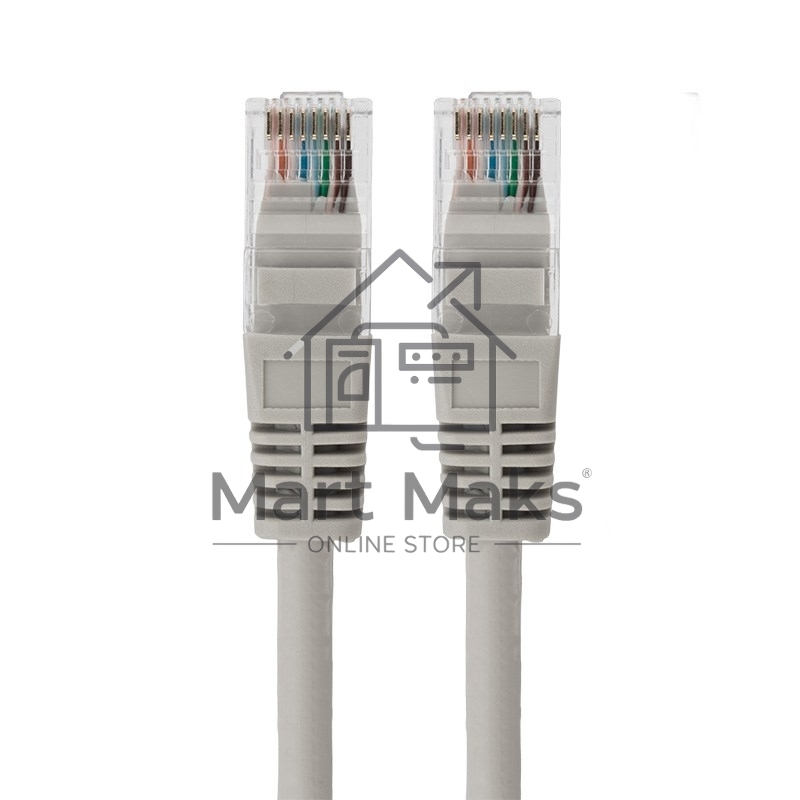 Пaтч-корд U/UTP Rexant, категория 5e, RJ45-RJ45, неэкранированный, LSZH серый, 1м