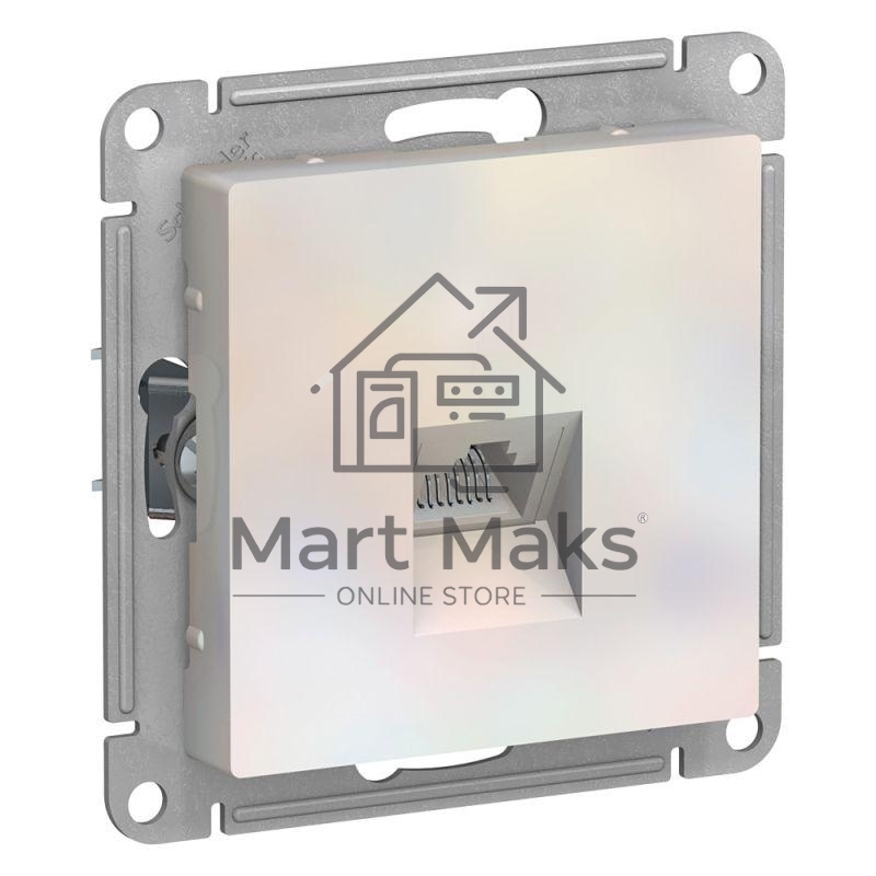 Механизм розетки компьютерной ATLAS DESIGN RJ45 жемчуг SchE ATN000483