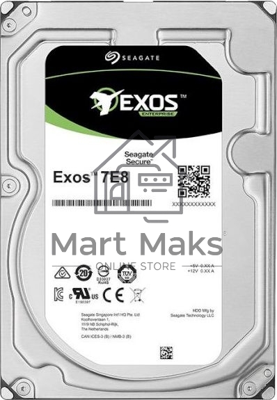 Жесткий диск Seagate  HDD 4TB Exos 7E8 HDD ST4000NM003A 3.5