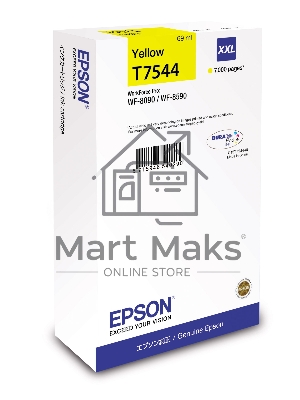 Картридж струйный Epson T7544 желтый экстраповышенной емкости для WF-8090/8590