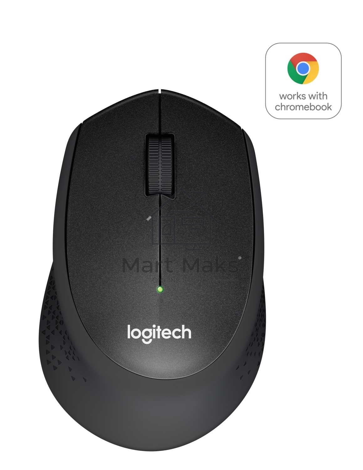 Мышь беспроводная Logitech M330 SILENT PLUS черный, 1000 dpi, радиоканал, USB, кнопки - 3