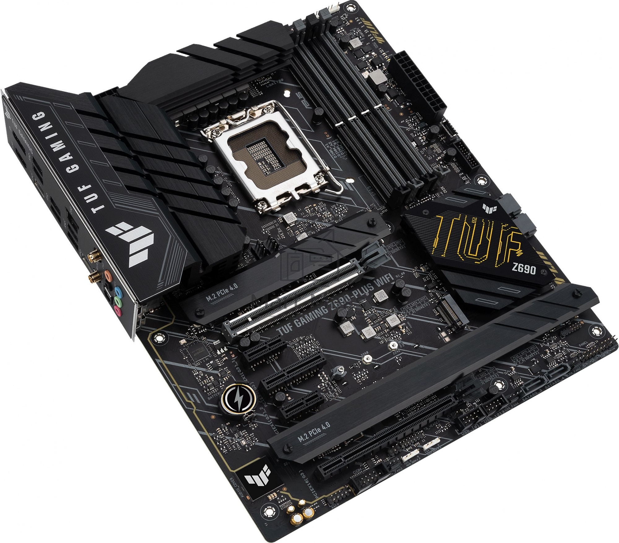 Материнская плата ASUS TUF GAMING Z690-PLUS WIFI, LGA1700, Z690, 4*DDR5, DP+HDMI, CrossFireX, SATA3 + RAID, Audio, Gb LAN, USB 3.2*8, USB 2.0*2, COM*1 header (w/o cable), ATX; 90MB18V0-M0EAY0