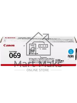 Картридж лазерный Canon 069C (5093C002) голубой (1900 стр.) для Canon MF752Cdw/754Cdw, LBP673Cdw