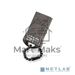 Флешка USB R/W Silicon Power R/W 16Gb Touch T01 SP016GBUF2T01V1K USB2.0 черный/серебристый