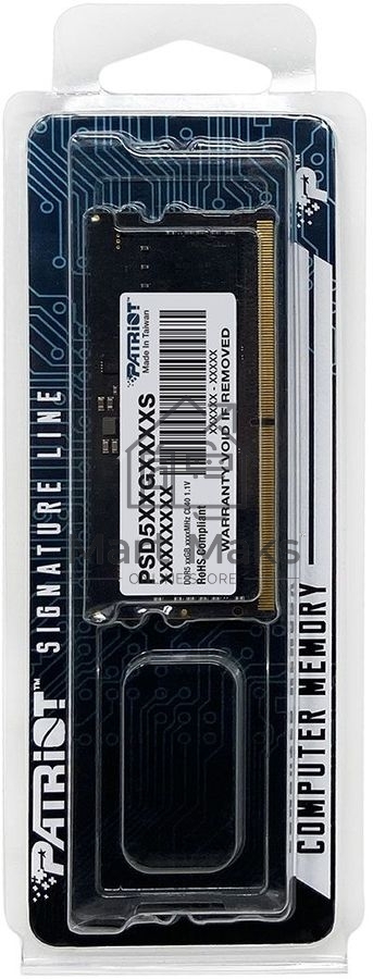 Оперативная память Patriot, DDR5, 32GB (1x32 GB), 4800 MHz, CL40 SO-DIMM