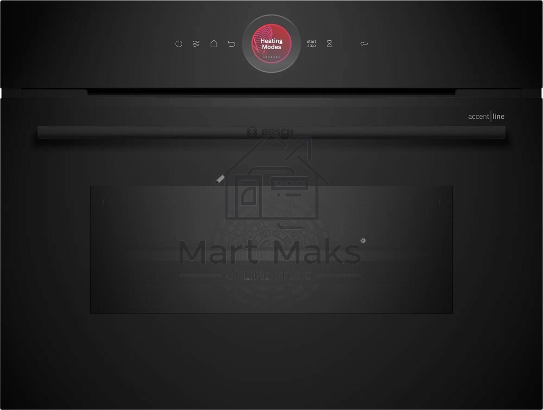 Встраиваемый духовой шкаф электрический Bosch CMG9241B1 черный