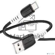 Кабель USB Type-C/HOCO HC-68575 X82/1m/3A/Силикон/Black
