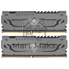 Оперативная память Patriot Viper Steel, DDR4, 32GB (1x32 GB), 3200 MHz, CL16, DIMM, радиатор, черный